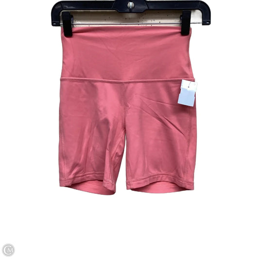 Athletic Shorts By Lululemon In Orange, Size: 4
