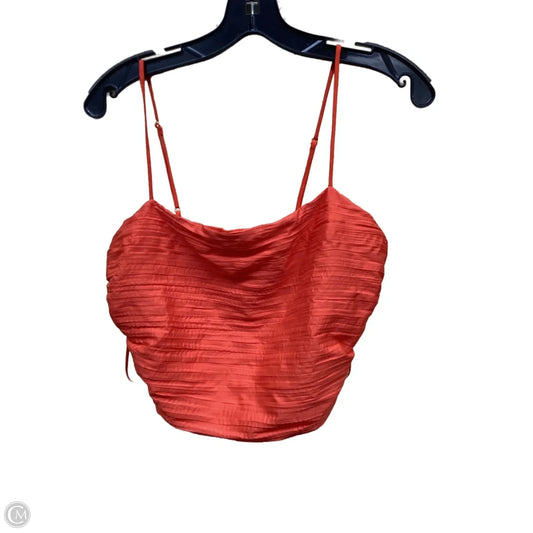 Top Sleeveless By Urban Outfitters In Orange, Size: M