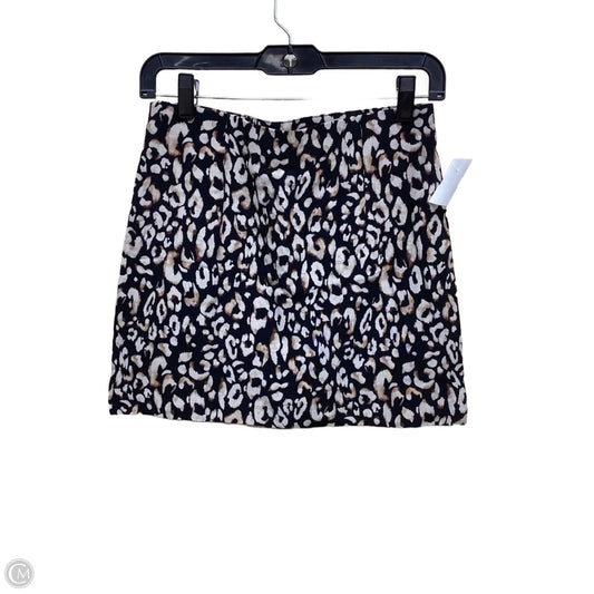 Skirt Mini & Short By H&m In Animal Print, Size: S