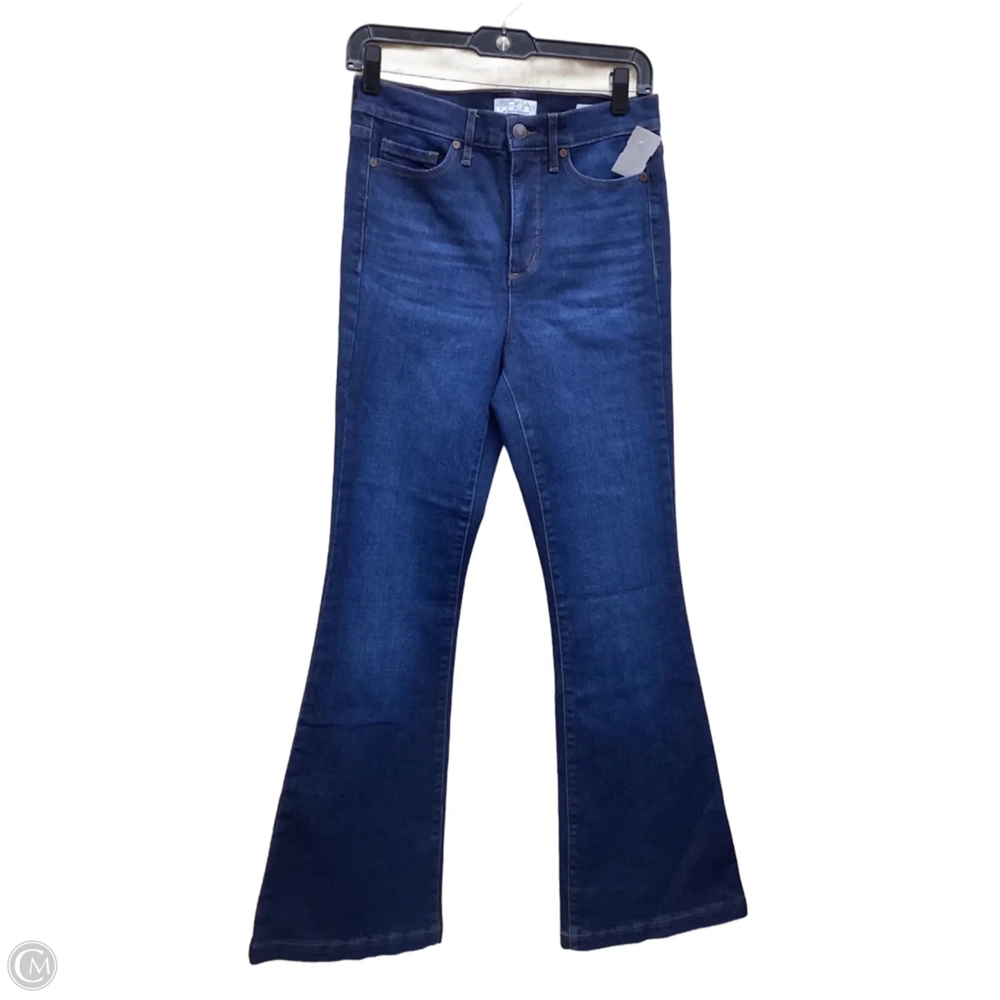 Jeans Flared By Sofia By Sofia Vergara In Blue Denim, Size: 4