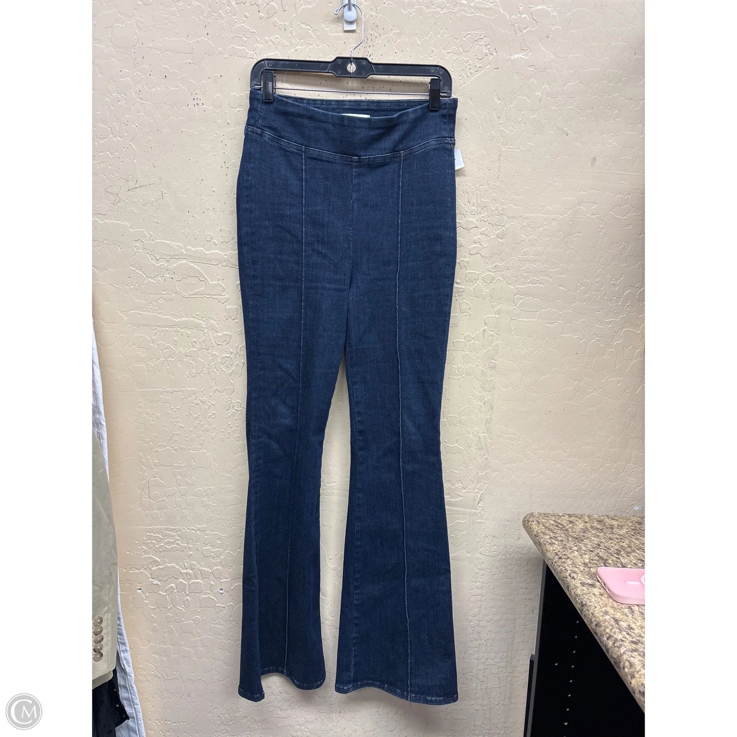 Jeans Flared By Frame In Blue Denim, Size: 2