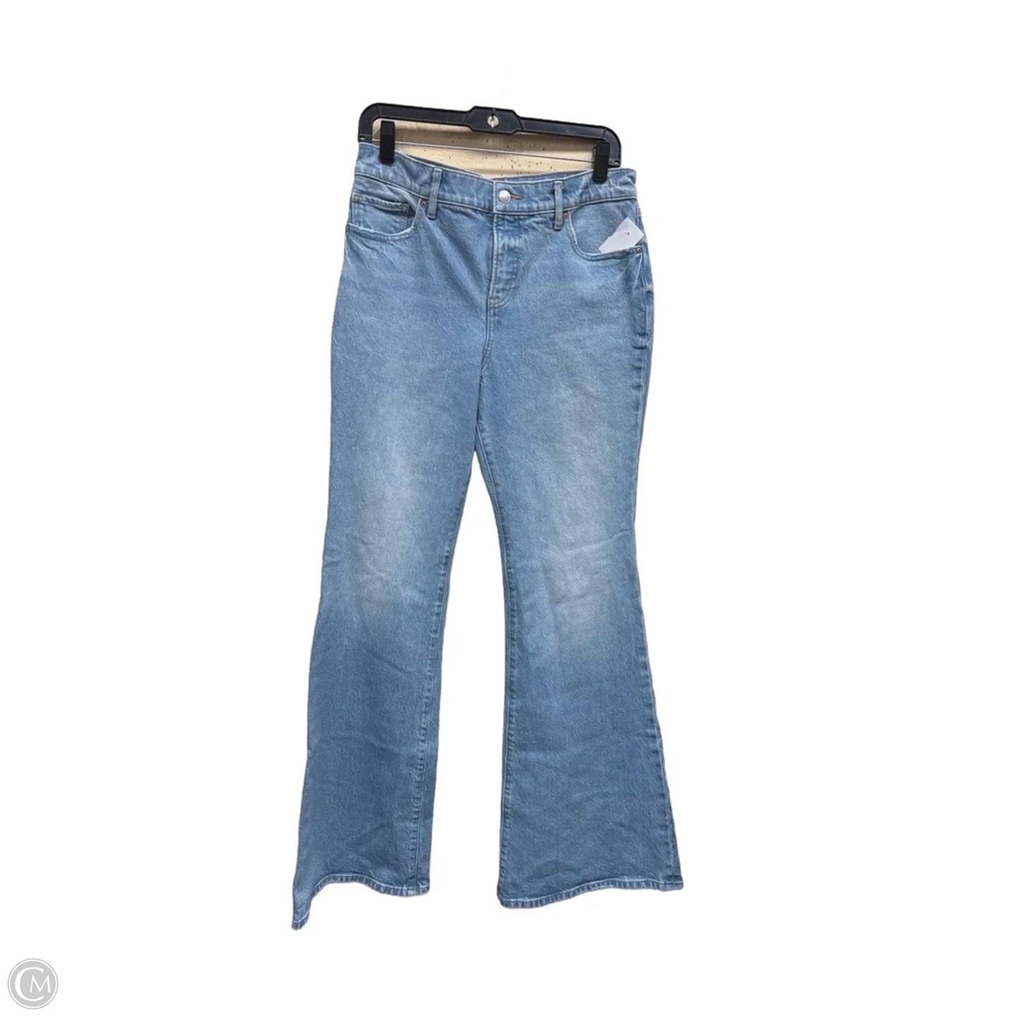 Jeans Flared By Express In Blue Denim, Size: 8