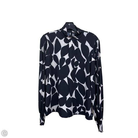Top Long Sleeve By Sanctuary In Black & Cream, Size: S