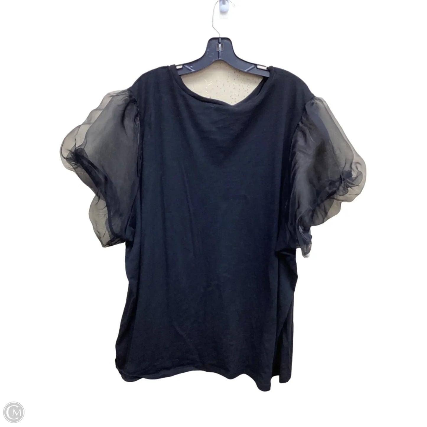 Top Short Sleeve By Torrid In Black, Size: 4