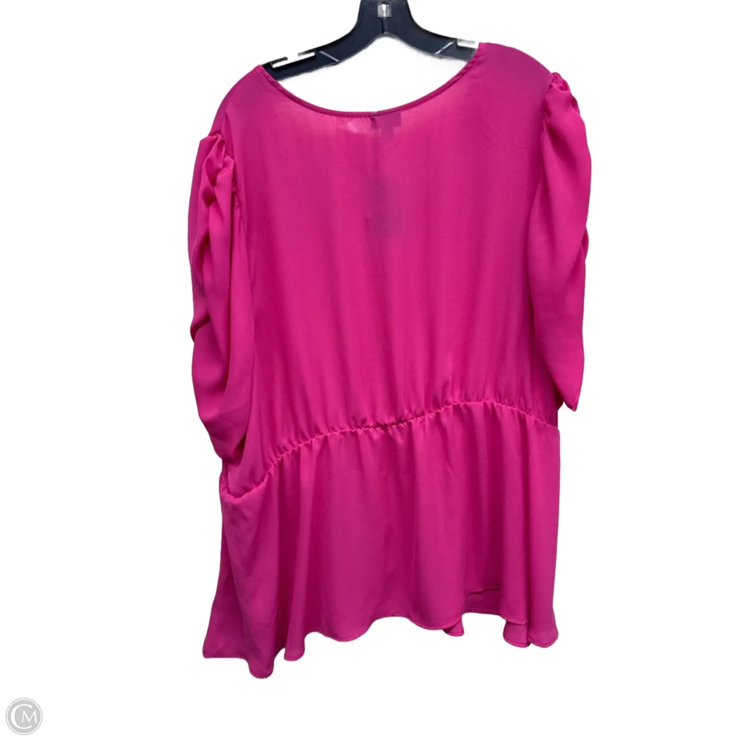 Top Short Sleeve By Torrid In Pink, Size: 4x