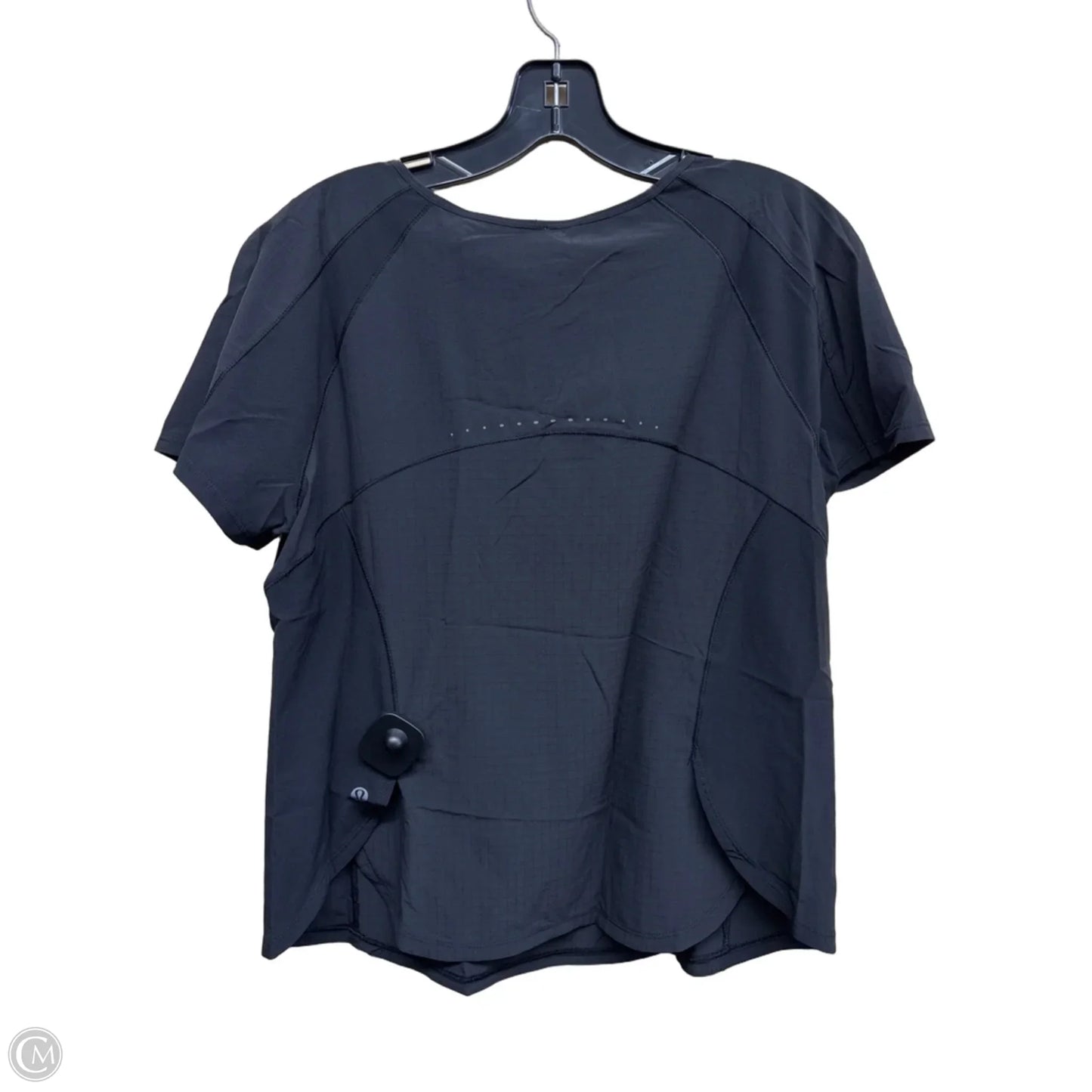 Athletic Top Short Sleeve By Lululemon In Black