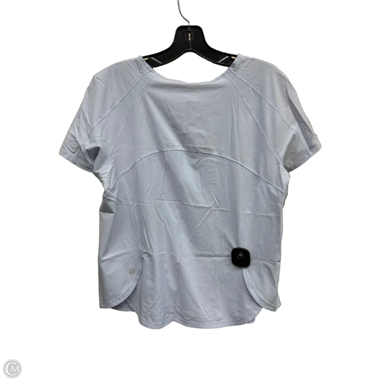 Athletic Top Short Sleeve By Lululemon In Blue