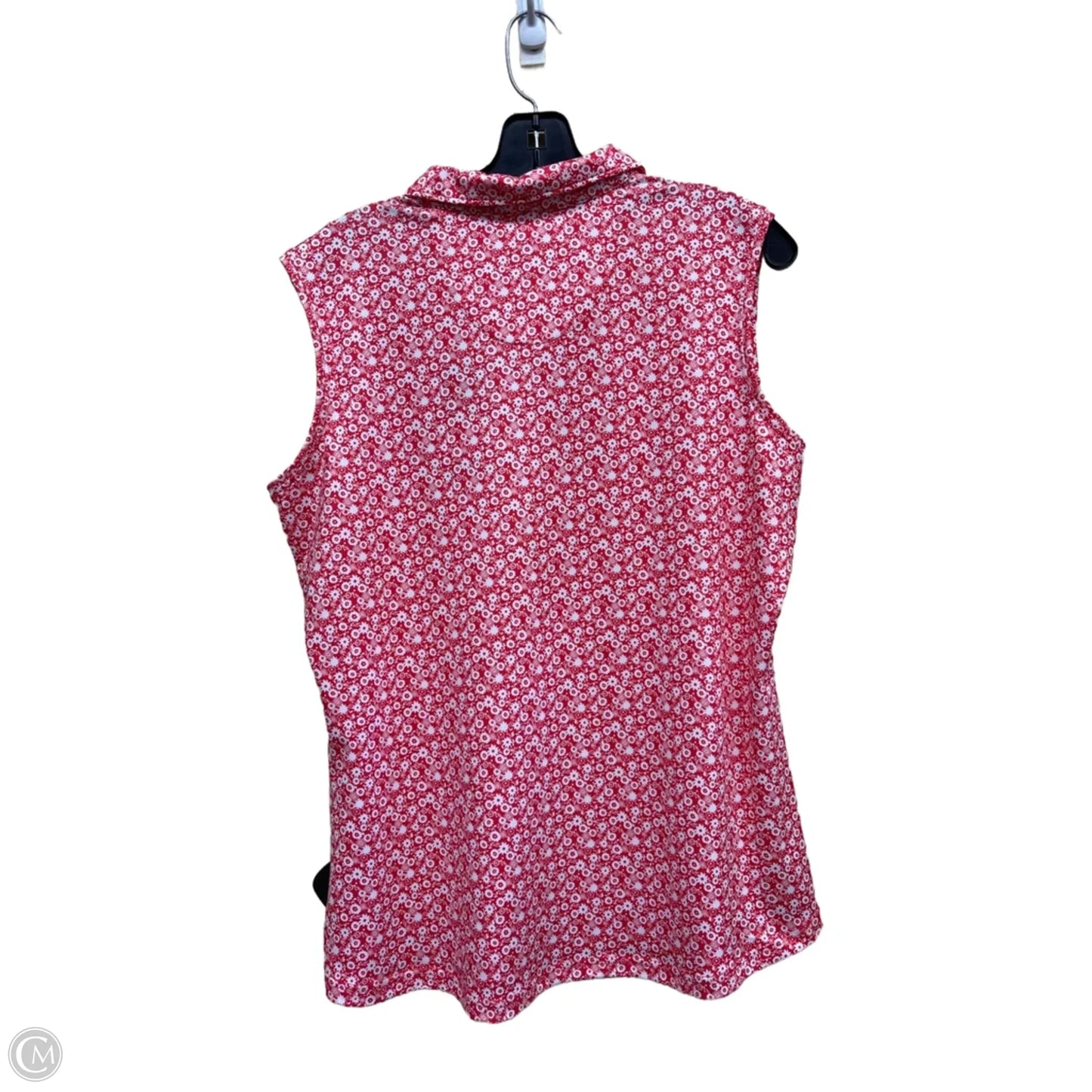 Top Sleeveless By Clothes Mentor In Red, Size: L