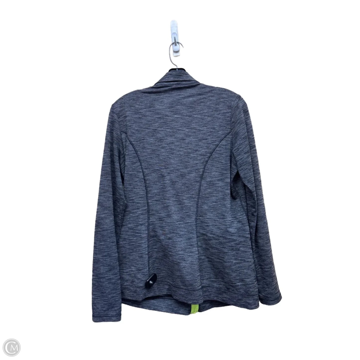 Athletic Jacket By Nike In Grey, Size: L