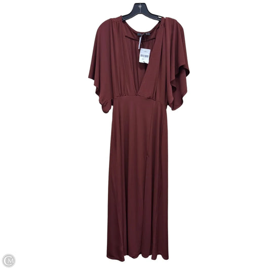 Dress Casual Maxi By Forever 21 In Brown, Size: M