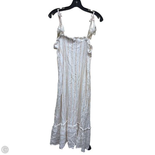 Dress Casual Maxi By Clothes Mentor In White, Size: L
