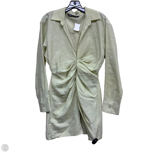 Dress Casual Short By Zara In Green, Size: M