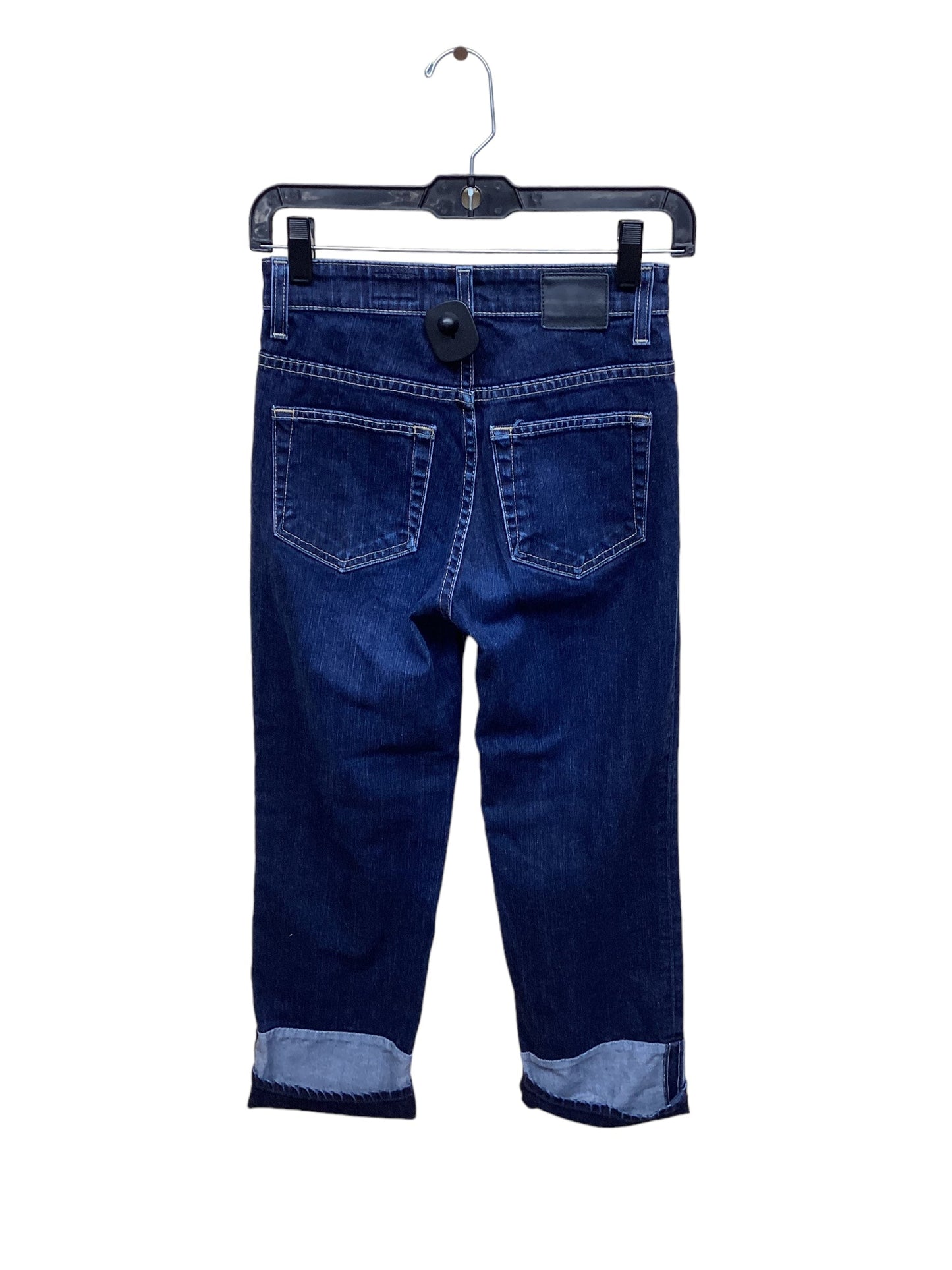 Blue Denim Jeans Straight Adriano Goldschmied, Size 0