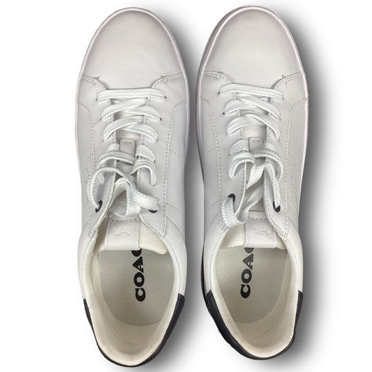 White Shoes Sneakers Coach, Size 10