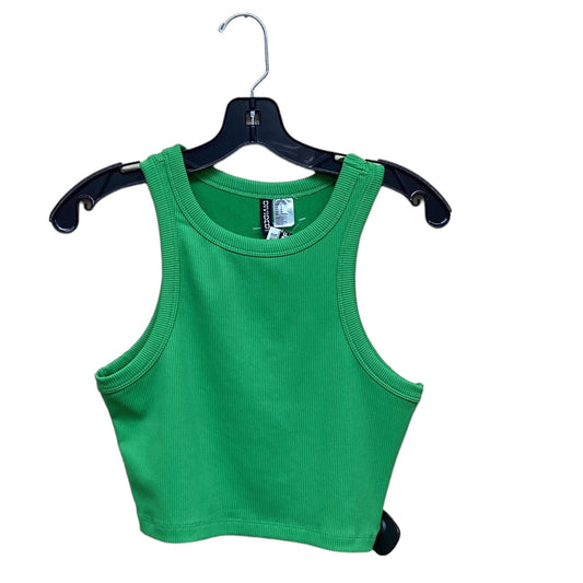 Top Sleeveless By Divided In Green, Size: M