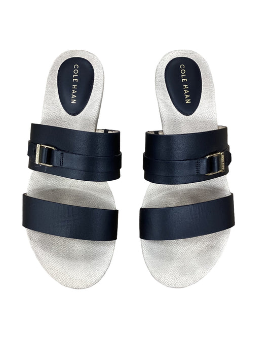 Black & Tan Sandals Flats Cole-haan, Size 7