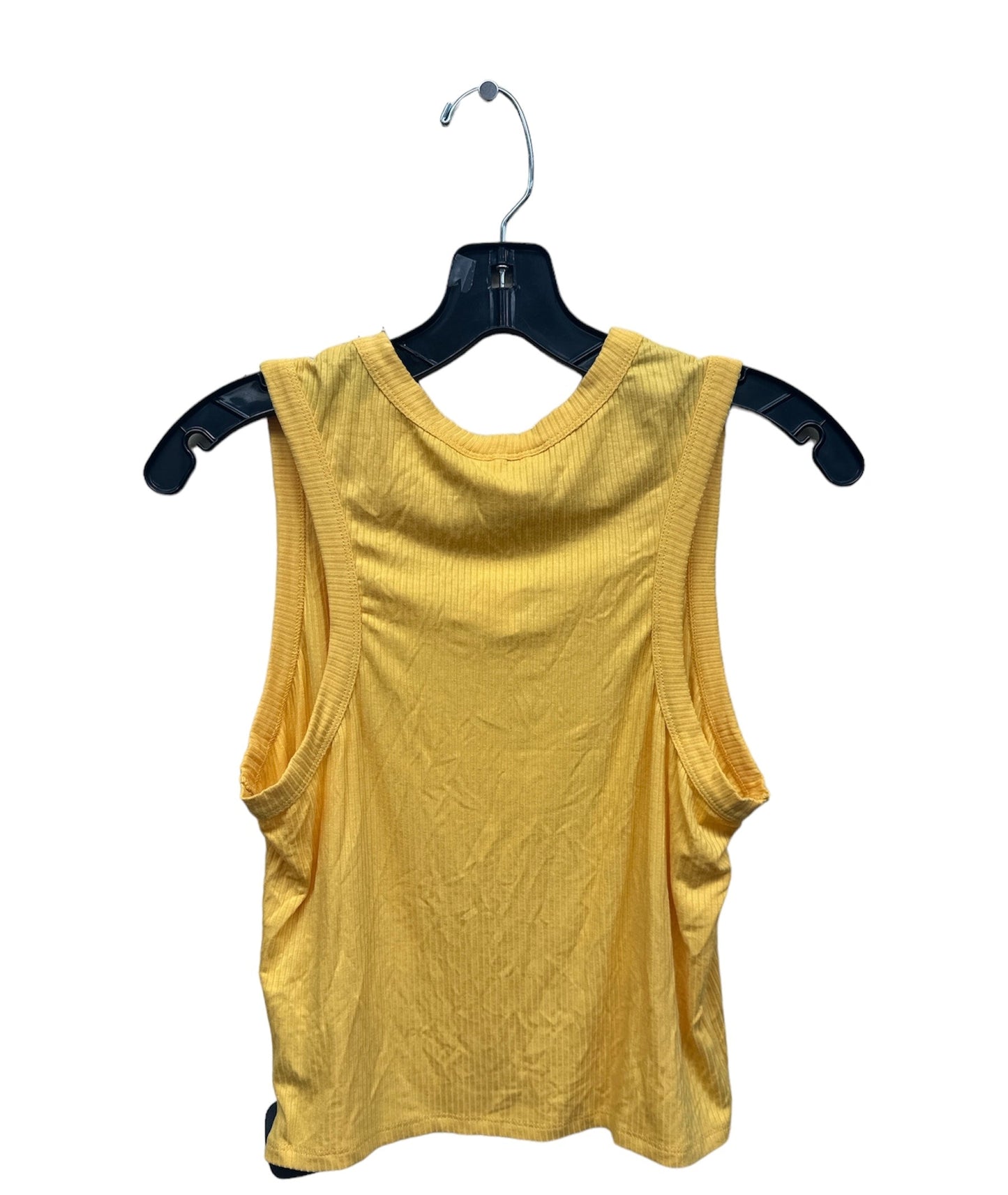Yellow Top Sleeveless Clothes Mentor, Size L