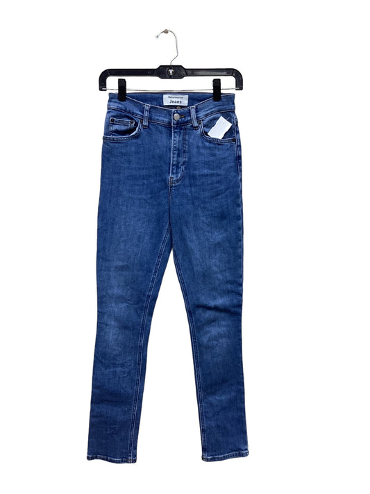 Blue Denim Jeans Straight Reformation, Size 0