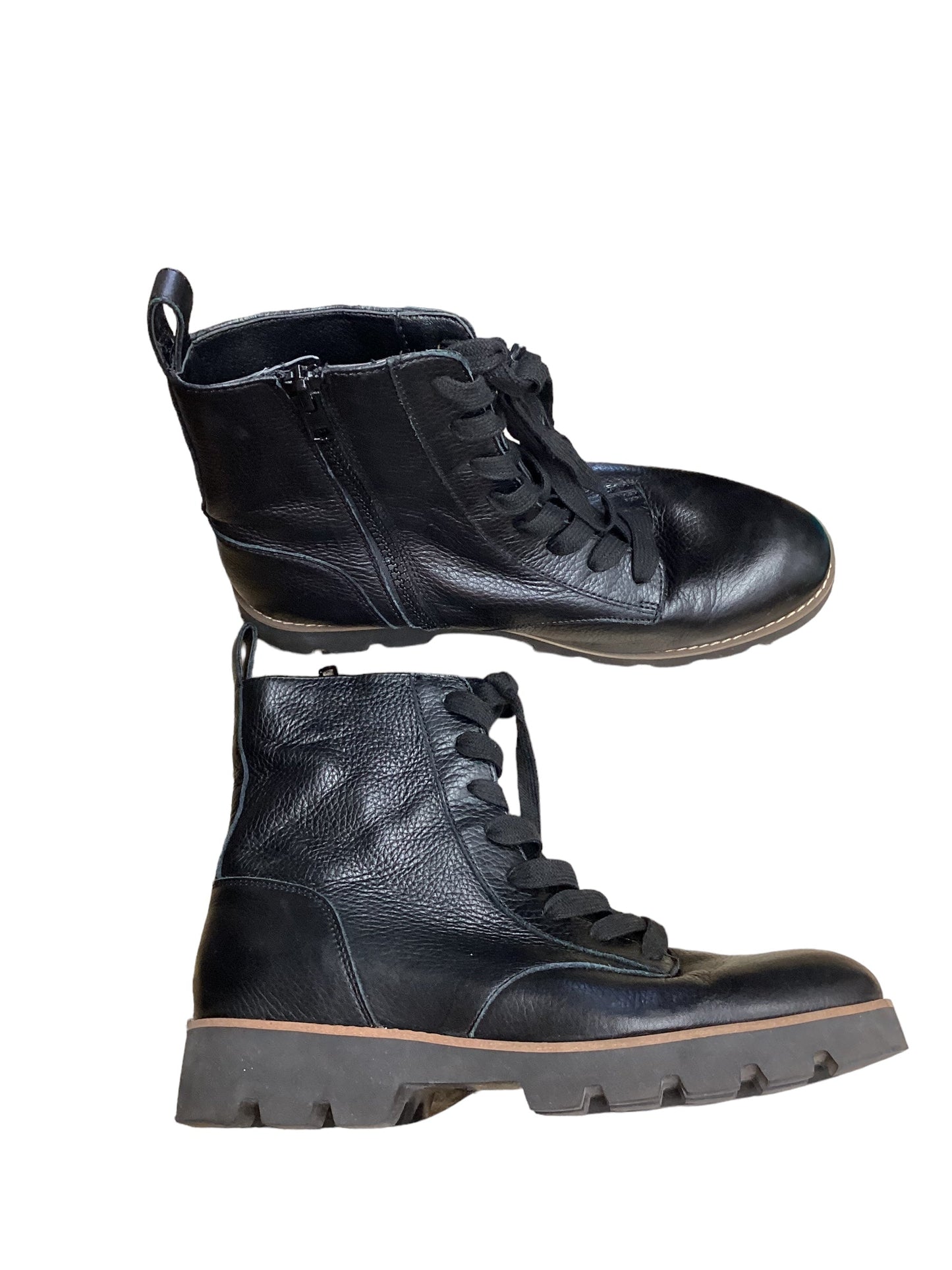 Black Boots Ankle Flats Vionic, Size 6.5