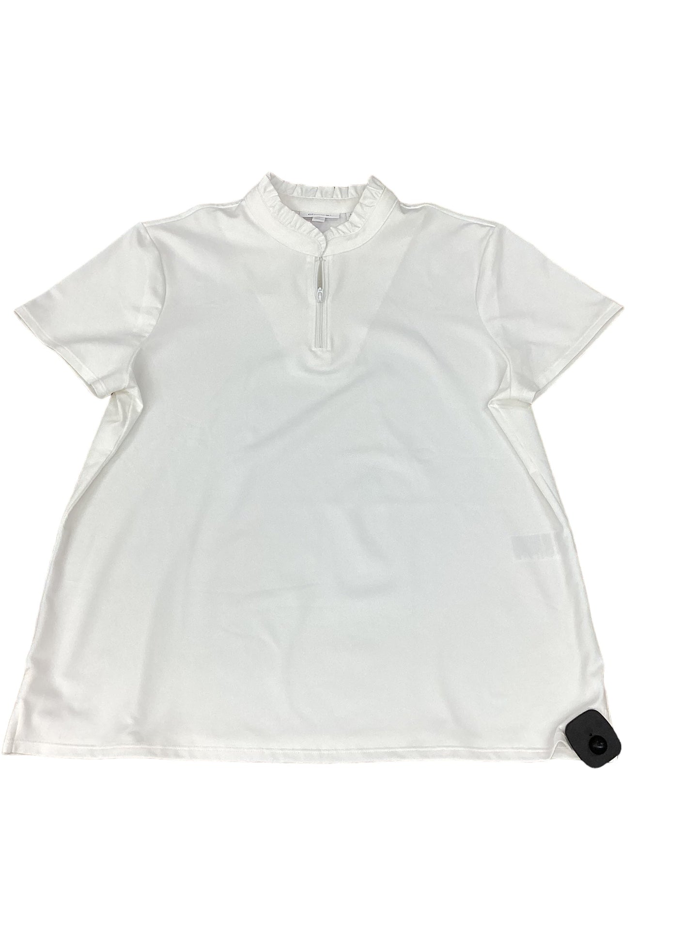 White Top Short Sleeve Chicos, Size M