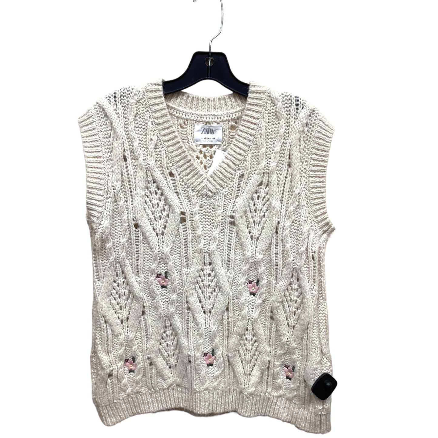 Sweater By Zara In Cream, Size: L