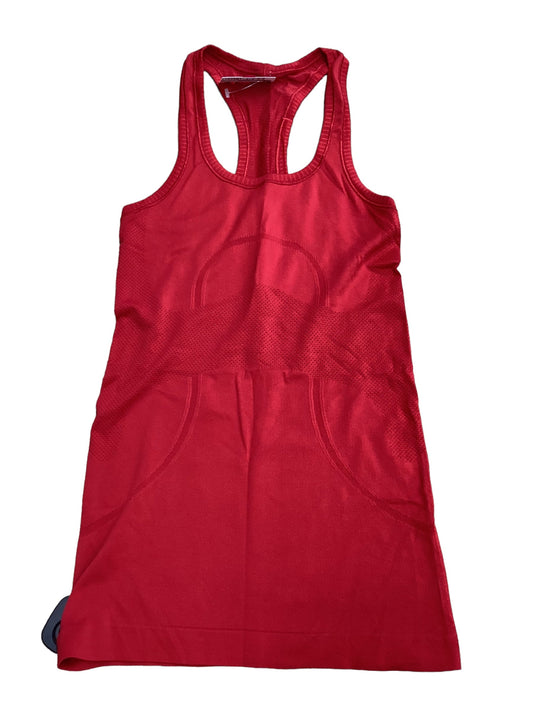 Athletic Tank Top By Lululemon In Red, Size: 2