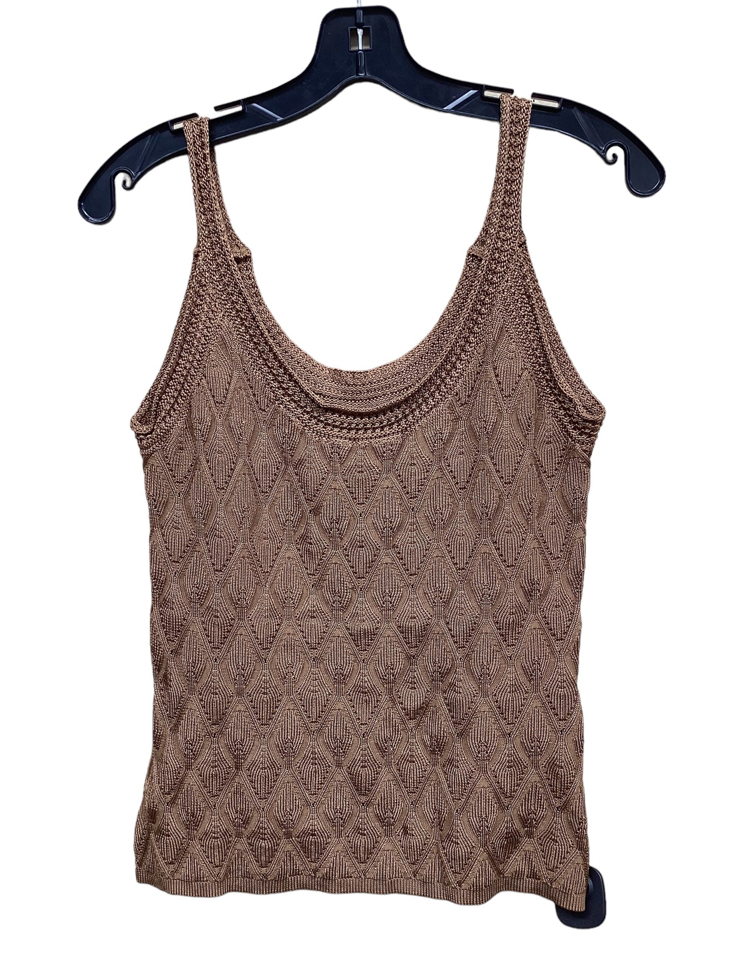 Top Sleeveless By White House Black Market In Brown, Size: S