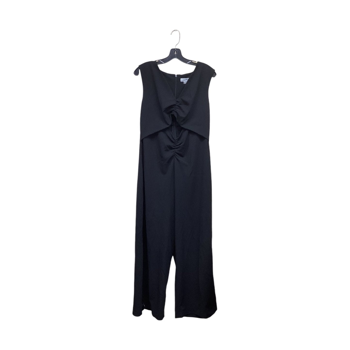 Jumpsuit By Calvin Klein In Black, Size: Xl