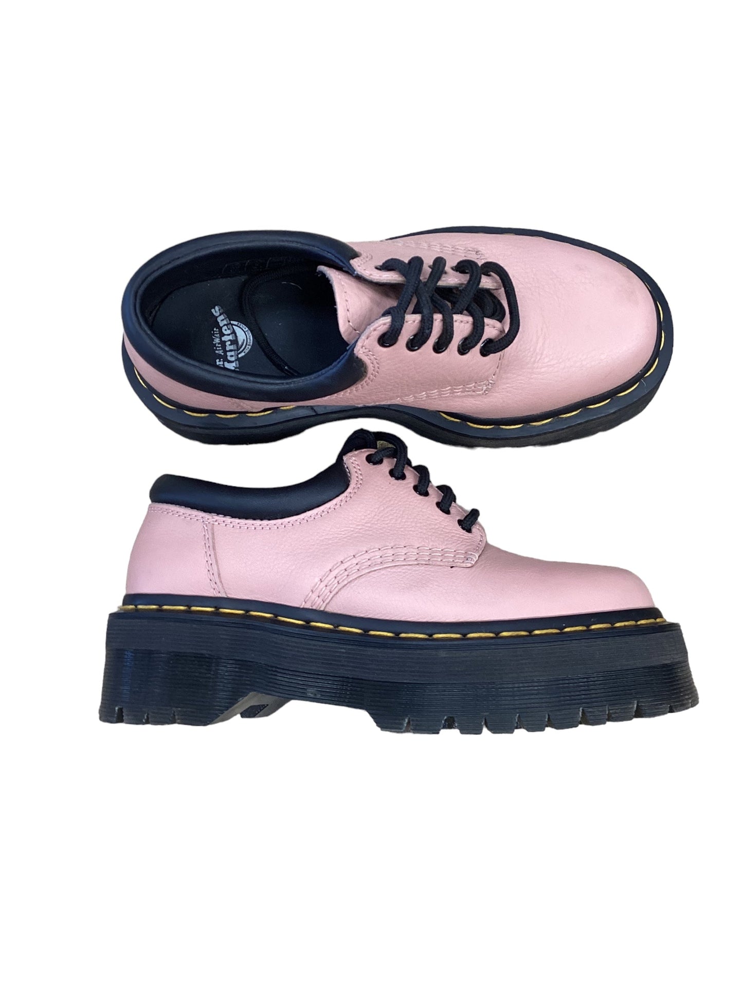 Boots Ankle Flats By Dr Martens In Pink, Size: 5