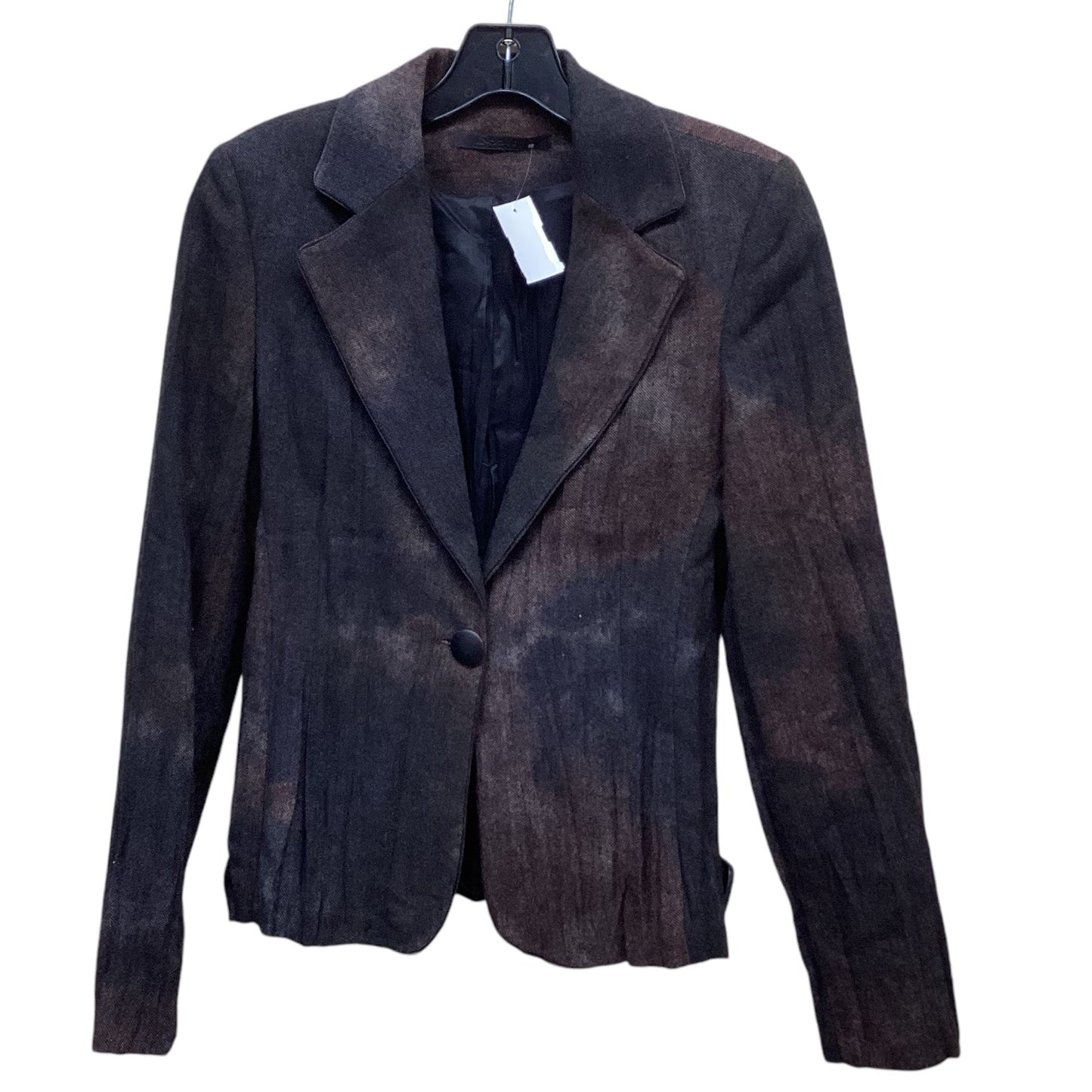 Blazer By Clothes Mentor In Brown, Size: M