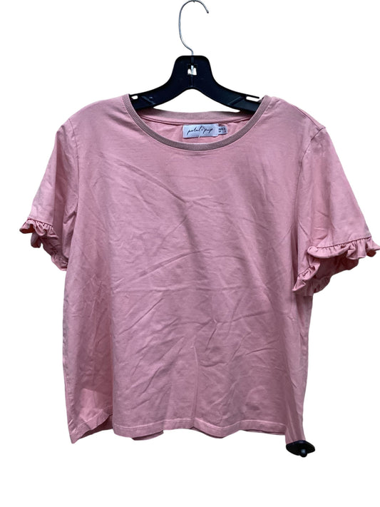 Top Short Sleeve By Clothes Mentor In Pink, Size: S