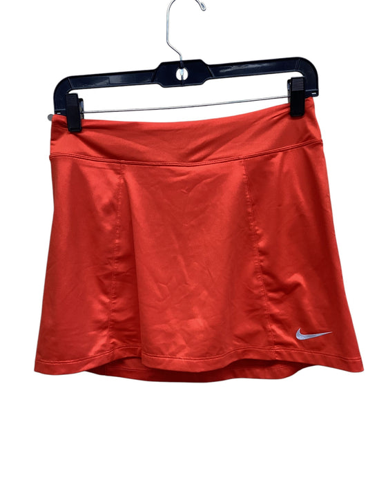 Athletic Skort By Nike In Orange, Size: S