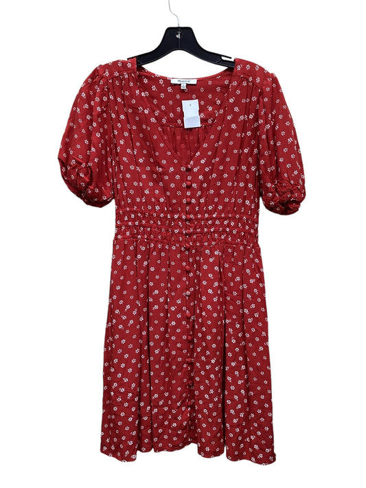 Dress Casual Midi By Madewell In Red, Size: S