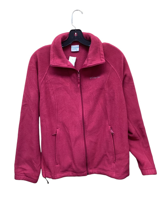 Jacket Fleece By Columbia In Pink, Size: L