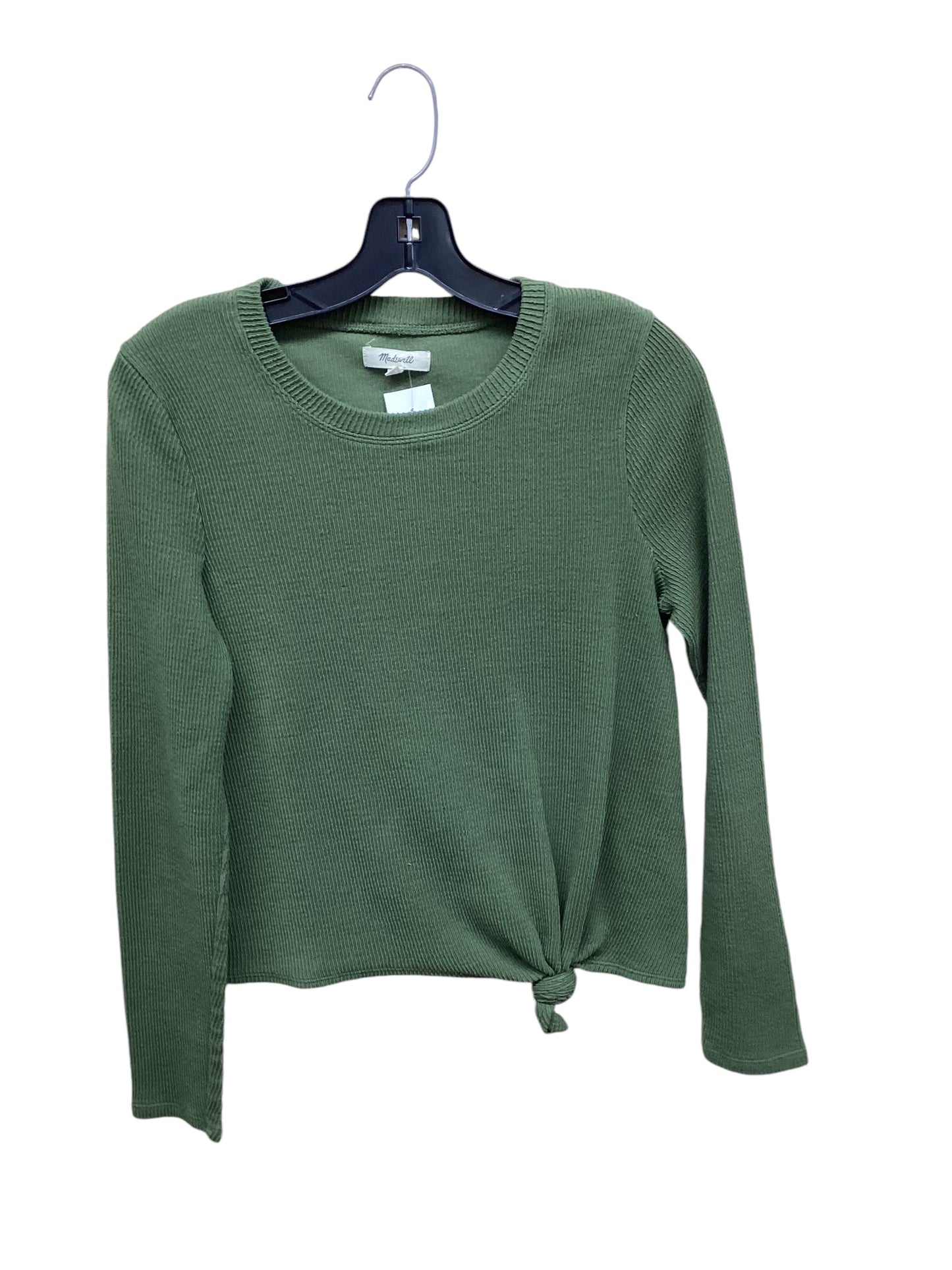 Top Long Sleeve By Madewell In Green, Size: S