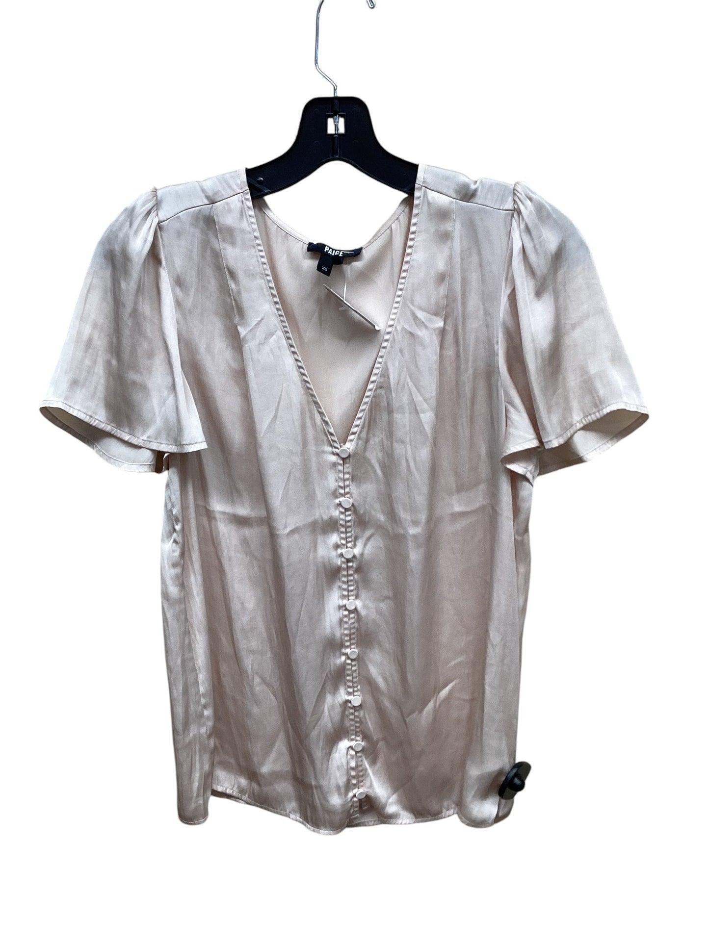 Top Short Sleeve By Paige In Cream, Size: Xs