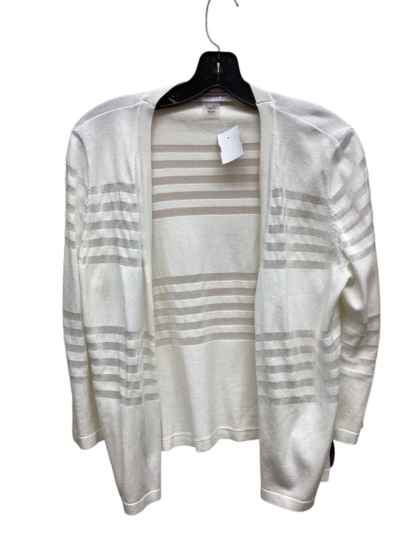 Cardigan By Allison Daley In Cream, Size: M