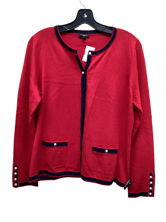 Cardigan By Talbots In Red, Size: L