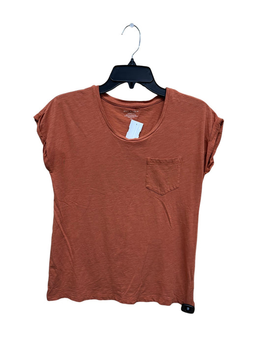 Top Short Sleeve By Max Studio In Orange, Size: S