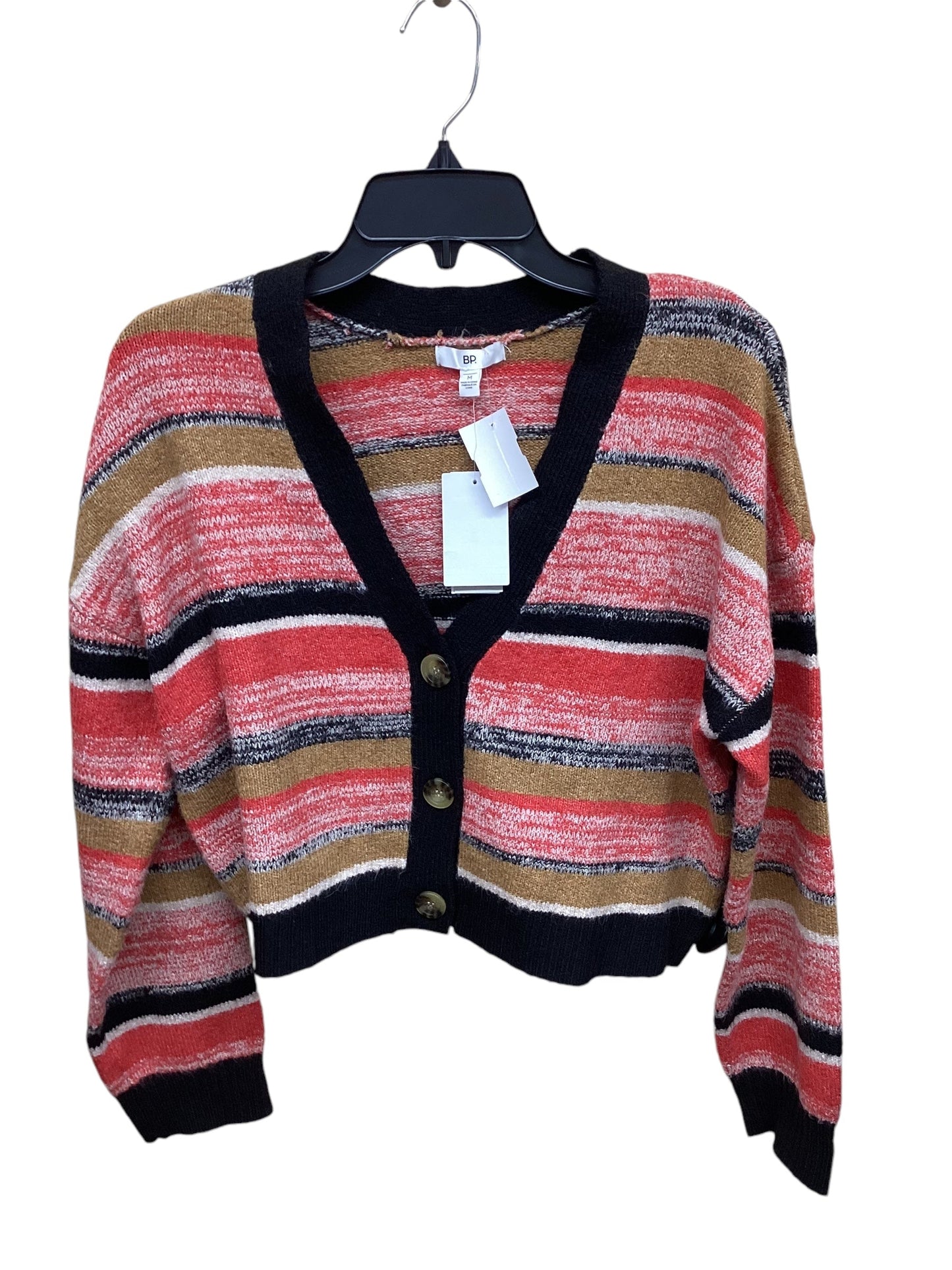 Sweater Cardigan By Bp In Multi-colored, Size: M