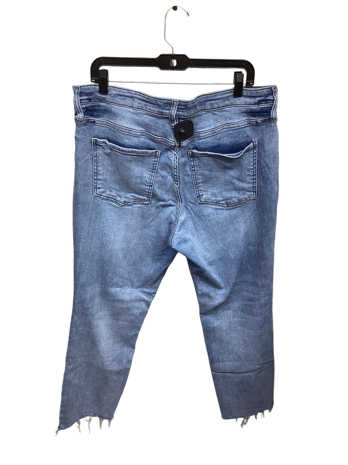 Jeans Straight By Kut In Blue Denim, Size: 16