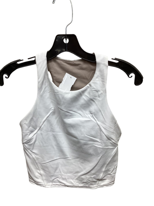 Athletic Tank Top By Lululemon In White, Size: 4