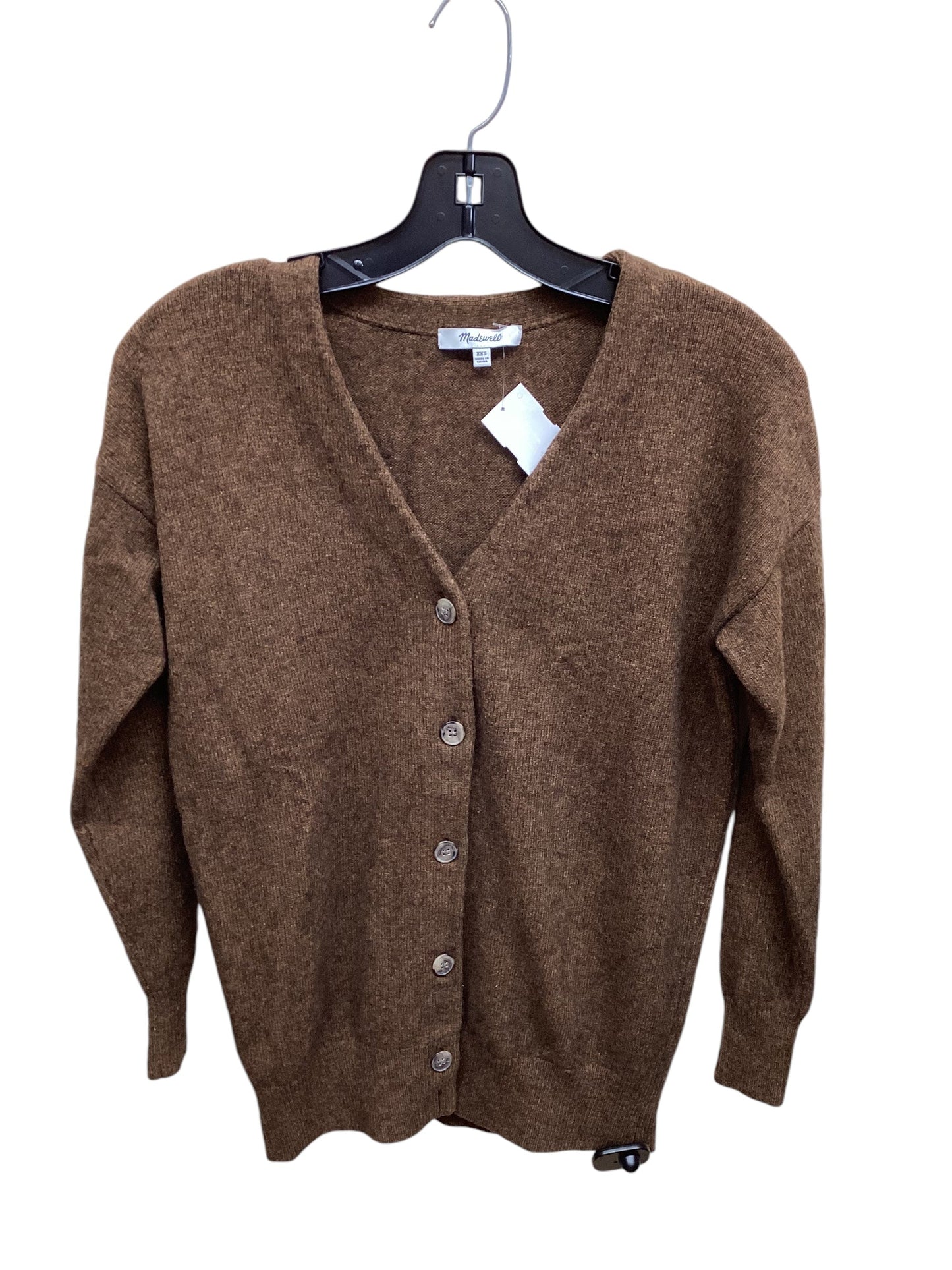 Cardigan By Madewell In Brown, Size: Xxs