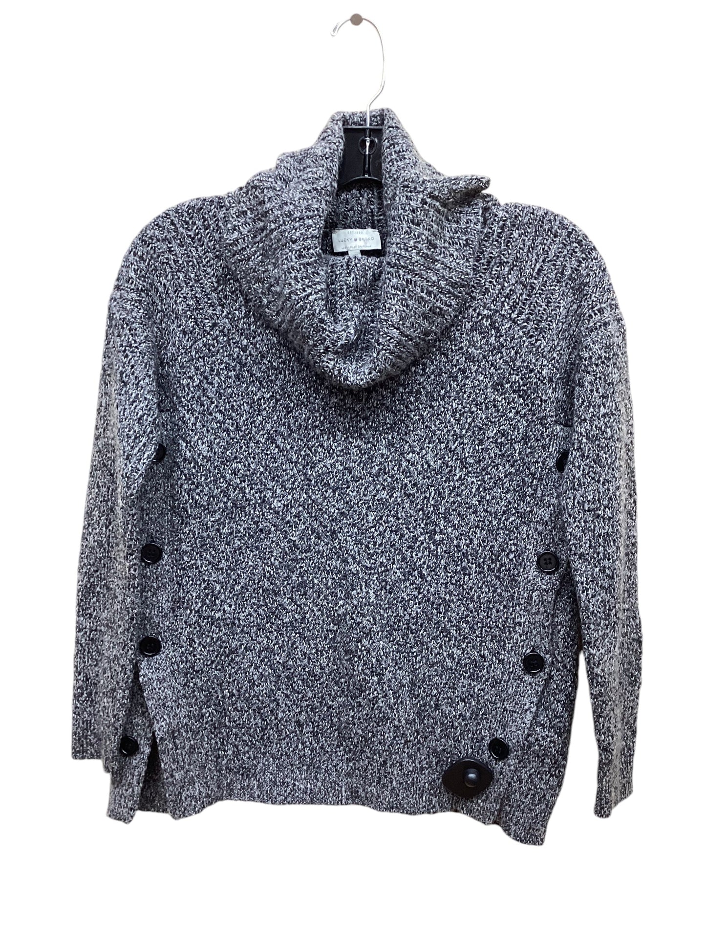 Sweater By Lucky Brand In Black & White, Size: Xs