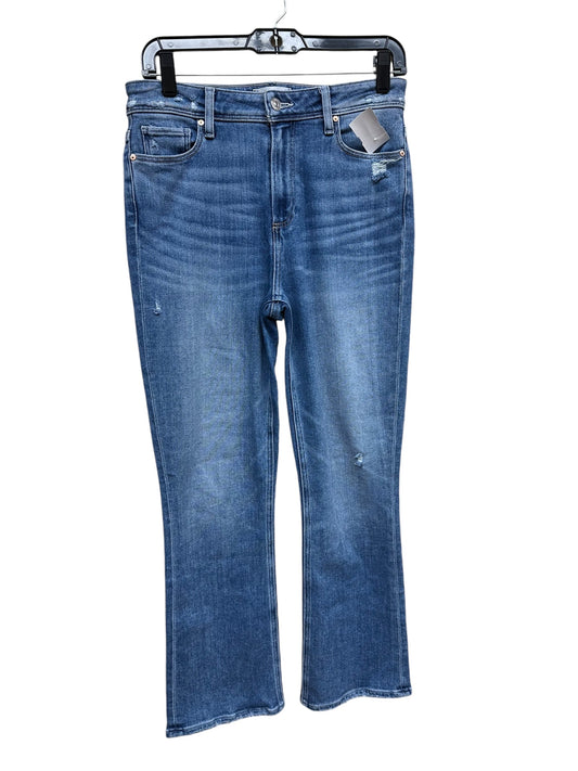 Jeans Straight By Paige In Blue Denim, Size: 6