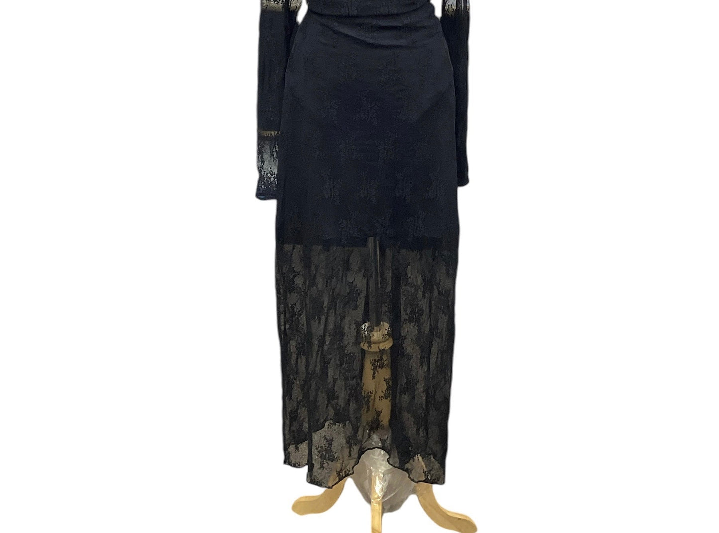 Skirt Maxi By Abercrombie And Fitch In Black, Size: Xl