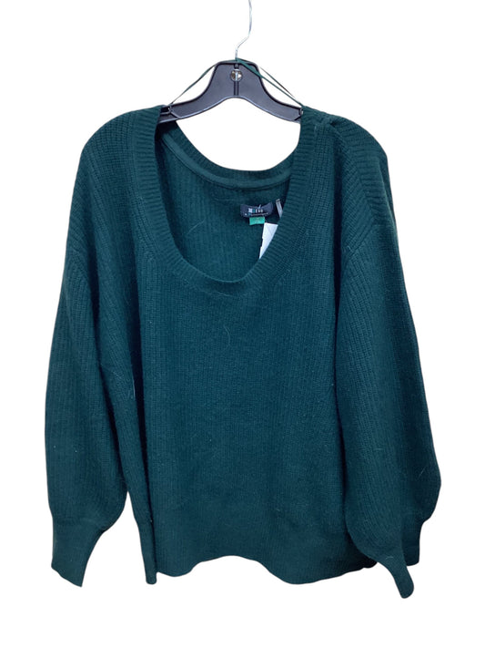 Sweater By Maeve In Green, Size: 3x