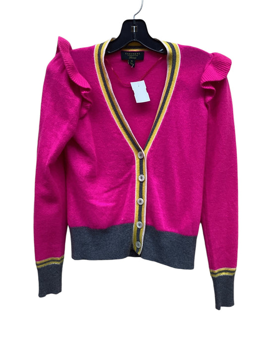 Sweater Cashmere By Charter Club In Pink & Yellow, Size: Xs