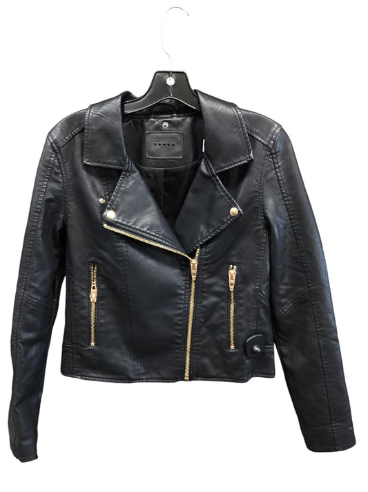 Jacket Moto By Blanknyc In Black & Gold, Size: S