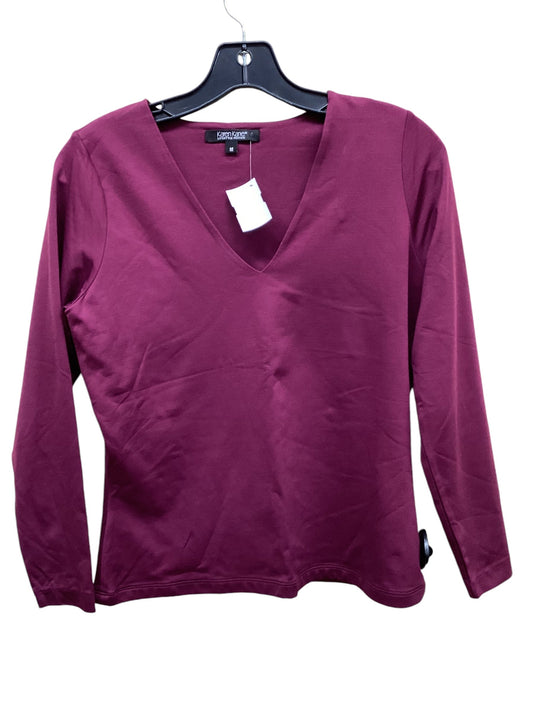 Top Long Sleeve By Karen Kane In Purple, Size: M